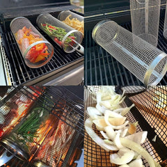 Stainless Steel Grill Basket for Fish & Veggies