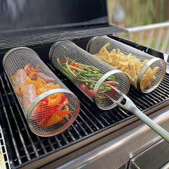 Stainless Steel Grill Basket for Fish & Veggies