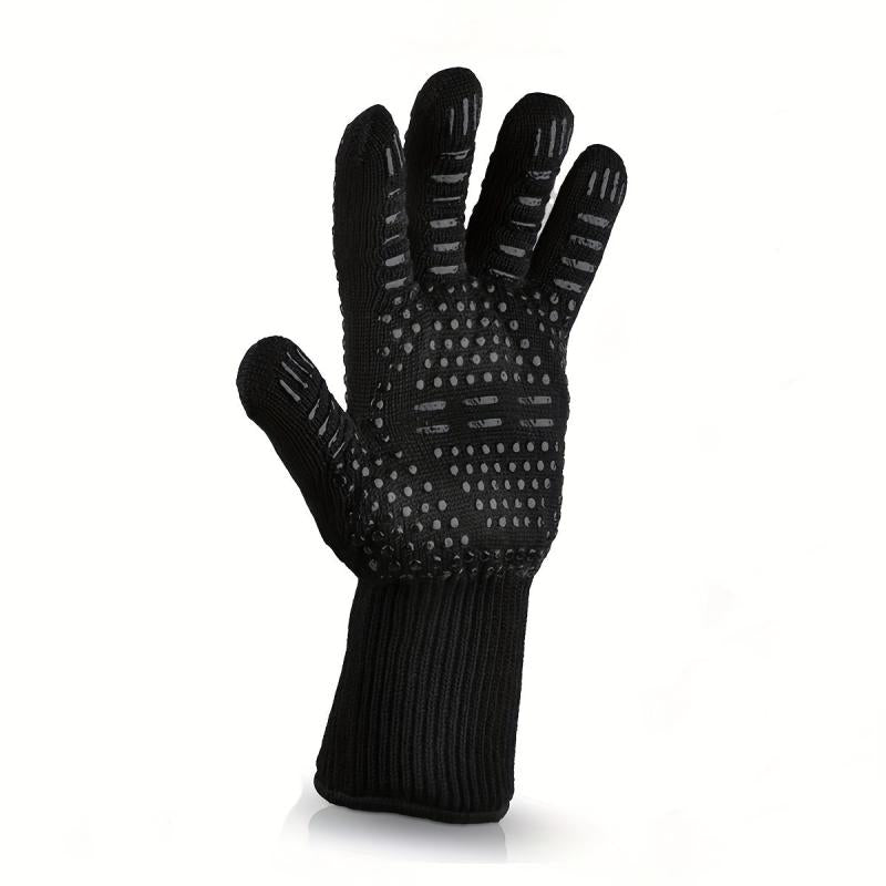 2PCS Silicone Non slip Oven Heat Resistant Gloves