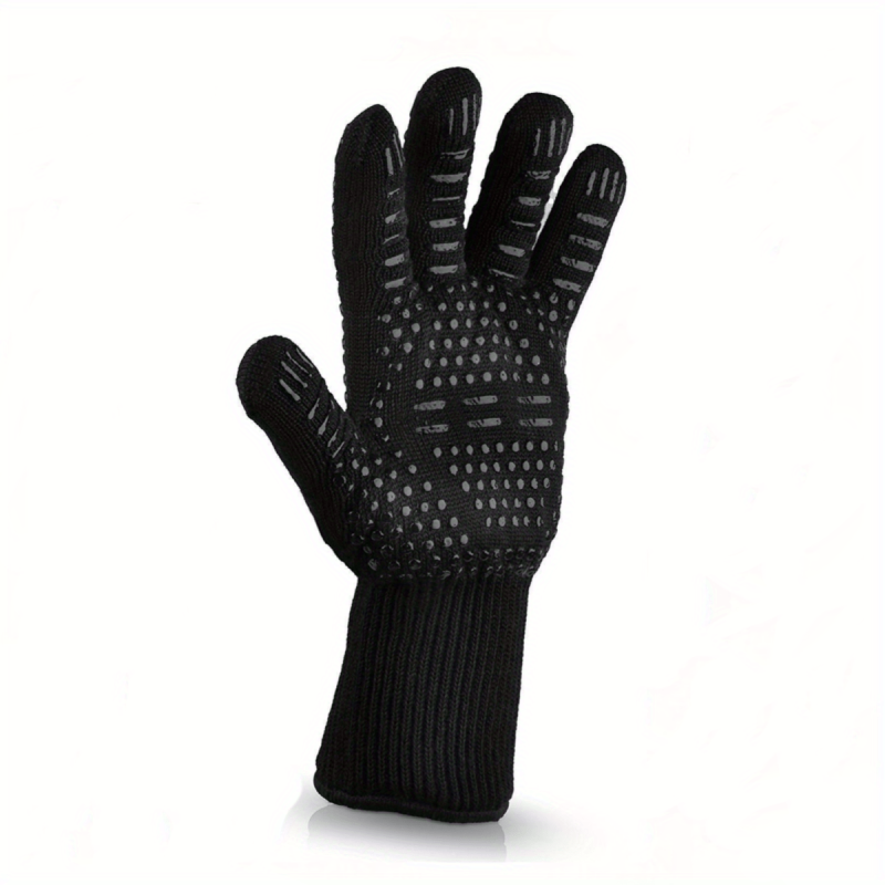 2PCS Silicone Non slip Oven Heat Resistant Gloves