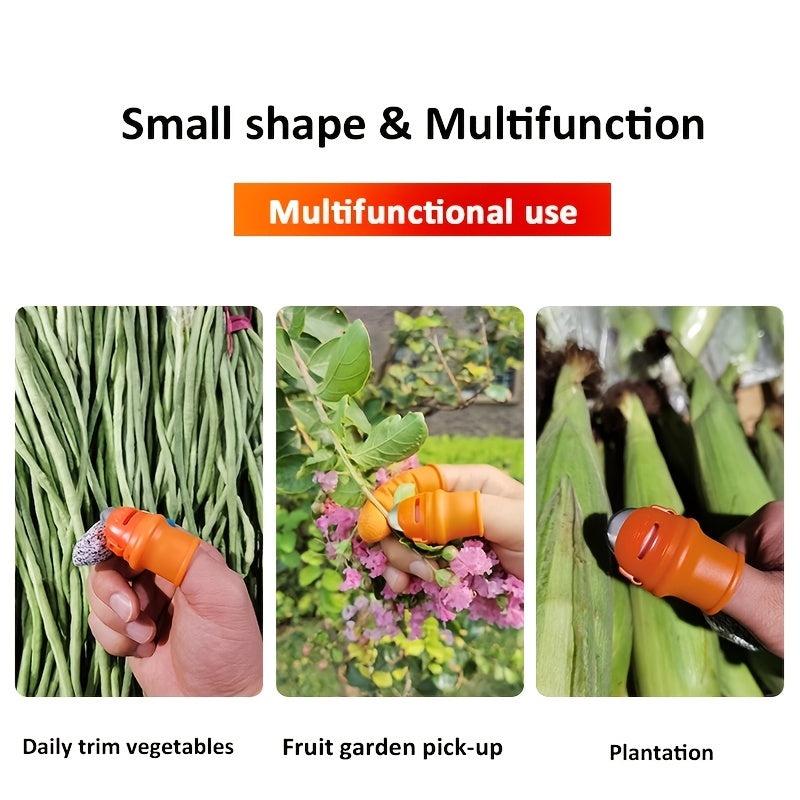 Kitchen Picking Finger Gloves Iron Nail Gloves Pepper Picking Thumb