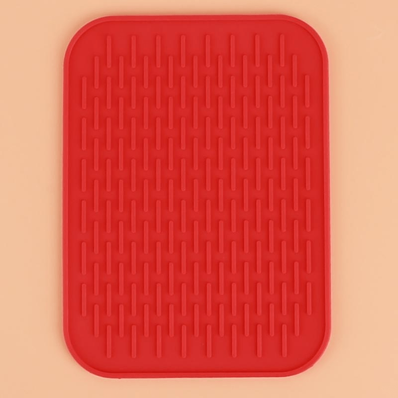 Silicone Heat Resistant Mat Holder Trivets for Hot Pots, Kitchen Dish Pad