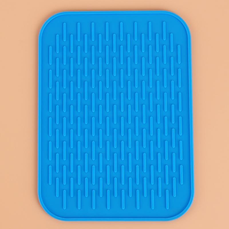 Silicone Heat Resistant Mat Holder Trivets for Hot Pots, Kitchen Dish Pad