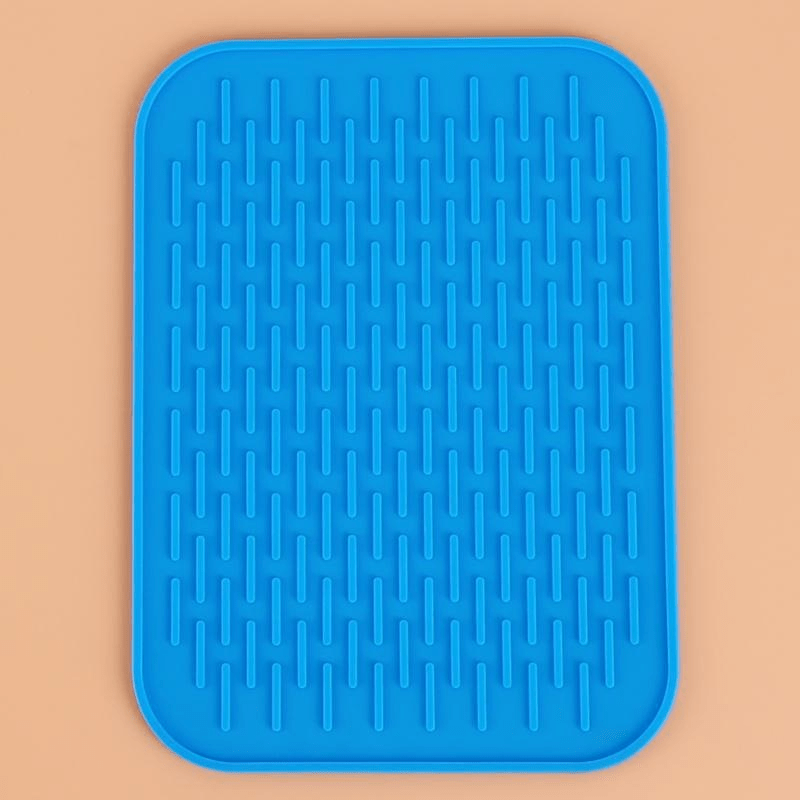 Silicone Heat Resistant Mat Holder Trivets for Hot Pots, Kitchen Dish Pad
