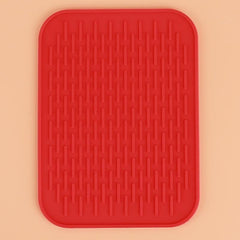 Silicone Heat Resistant Mat Holder Trivets for Hot Pots, Kitchen Dish Pad