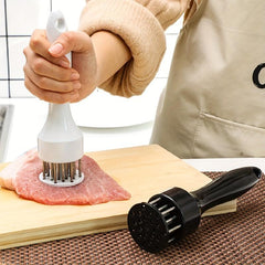 16 Blade Stainless Steel Meat Tenderizer for Perfectly Tender Steak