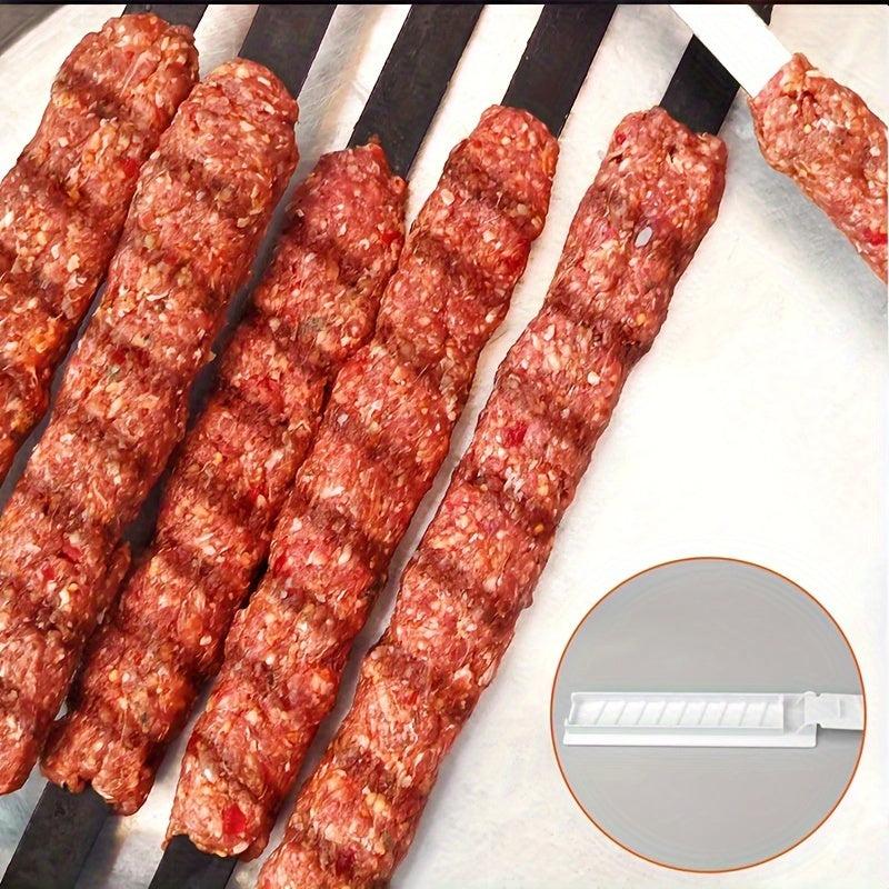 Single Row Kebab Maker BBQ Meat Skewer Machine