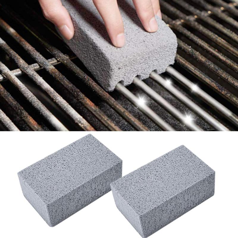 BBQ Grill Cleaning Brush Brick Block Barbecue Cleaning Stone Pumice Brick
