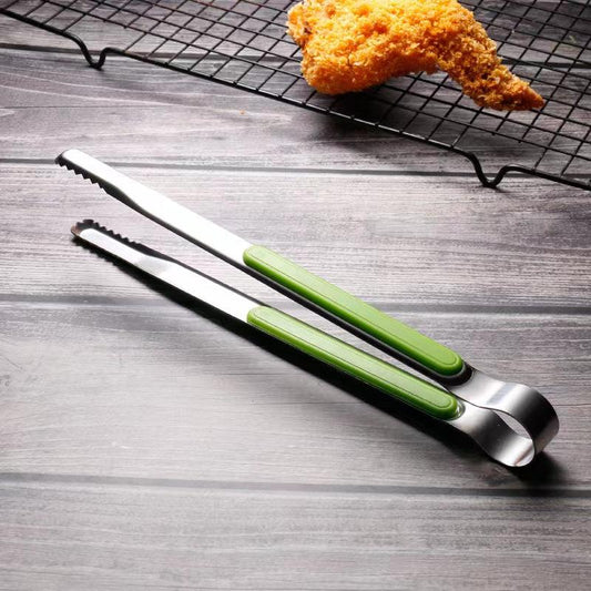 Stainless Steel Grilling Tong Cooking Clip Pasta Salad Handle