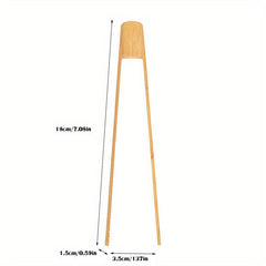 Bamboo Barbecue Tongs Bread Clips Food Clips Kitchen Tools