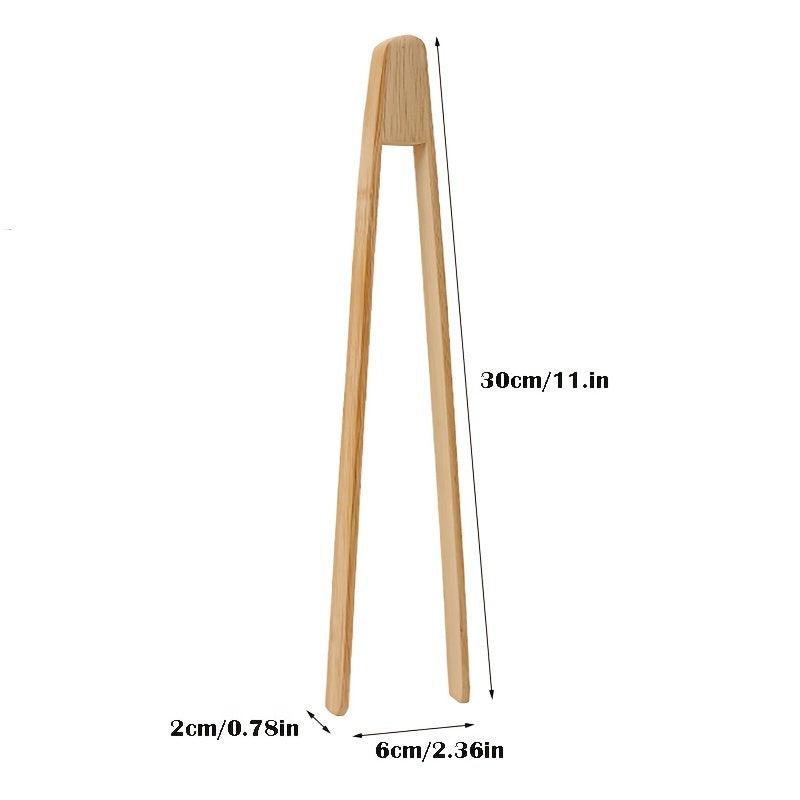 Bamboo Barbecue Tongs Bread Clips Food Clips Kitchen Tools