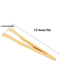 Bamboo Barbecue Tongs Bread Clips Food Clips Kitchen Tools
