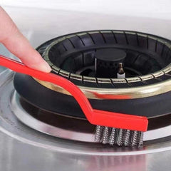 3pcs Stainless Steel Gas Stove Cleaning Brush