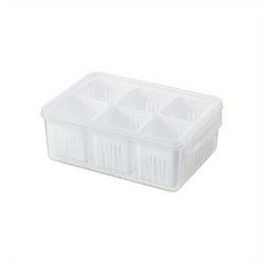 Scallion Preservation Box With Lid Compartment Box Refrigerator Preservation Box