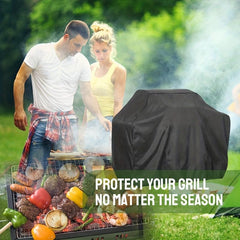 Waterproof BBQ Grill Cover Protects from Rain & UV Rays