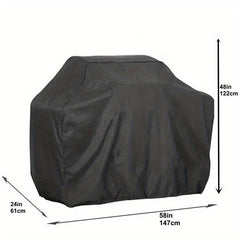 Waterproof BBQ Grill Cover Protects from Rain & UV Rays