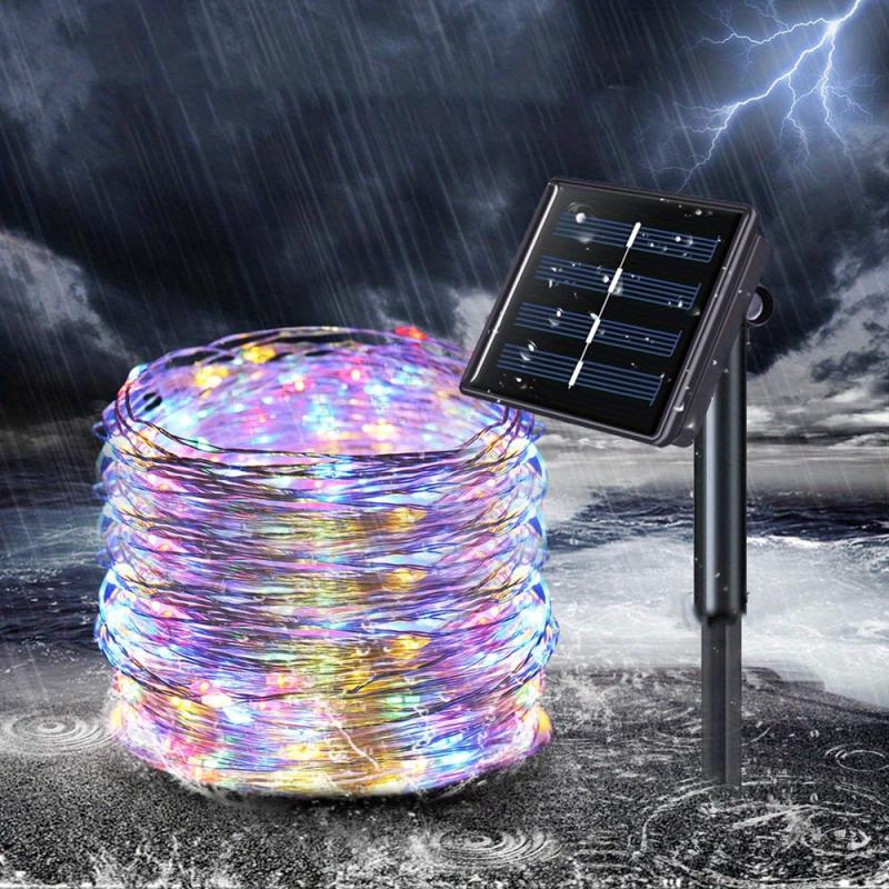 Solar Fairy String Lights 8 Modes for Party Wedding