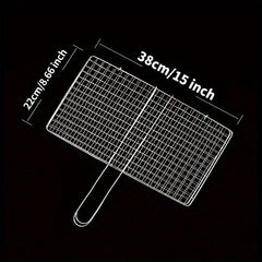 Stainless Steel Grilled Fish Clip for Outdoor BBQ