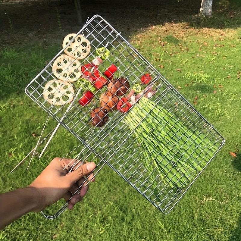 Stainless Steel Grilled Fish Clip for Outdoor BBQ