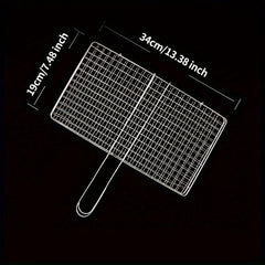 Stainless Steel Grilled Fish Clip for Outdoor BBQ