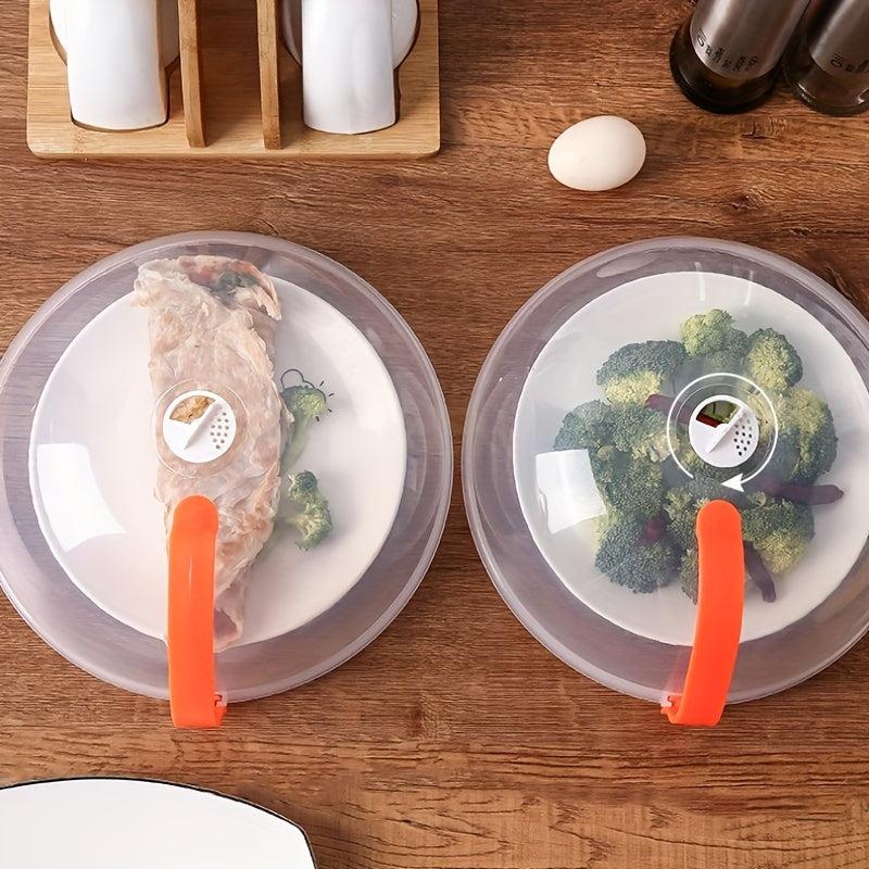 Transparent Splash Proof Food Cover Microwave Oven Tray Cover