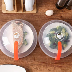 Transparent Splash Proof Food Cover Microwave Oven Tray Cover