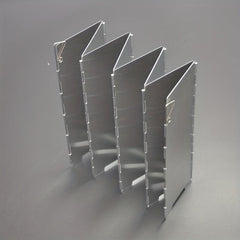 8pcs Camping BBQ Grill Head Windshield Aluminum Alloy Stove