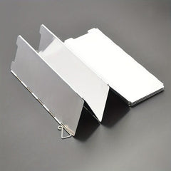 8pcs Camping BBQ Grill Head Windshield Aluminum Alloy Stove