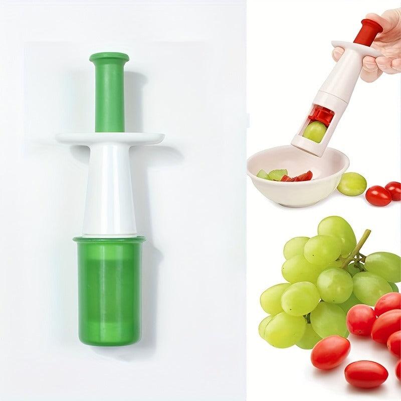 Grape Slicer Kitchen Tool Fruit Tomato Cutter Manual Cut Gadget