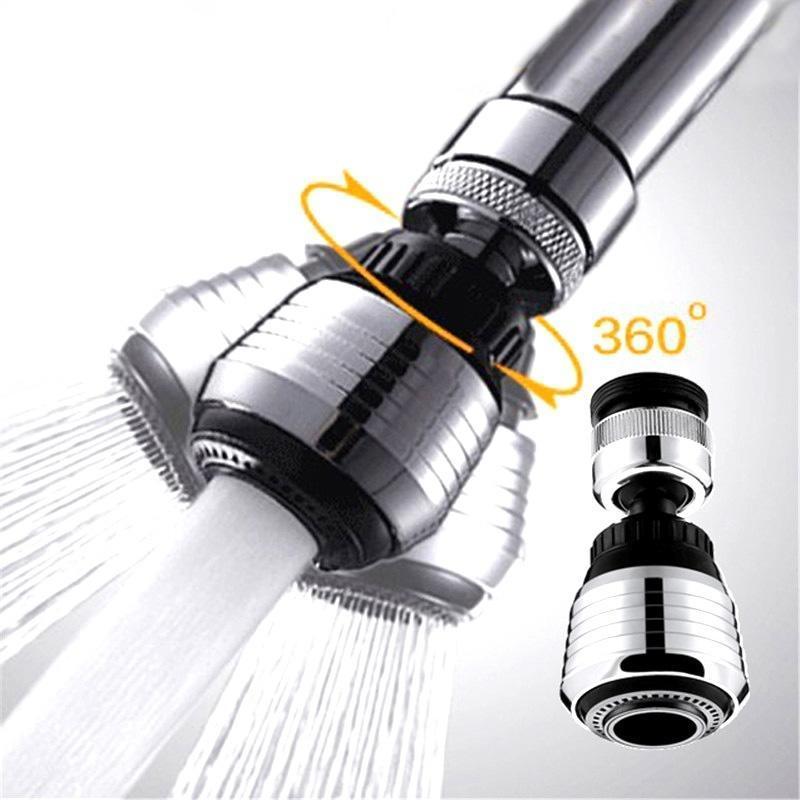 360 Degree Kitchen Faucet Extension Pipe Bathroom Shower Filter