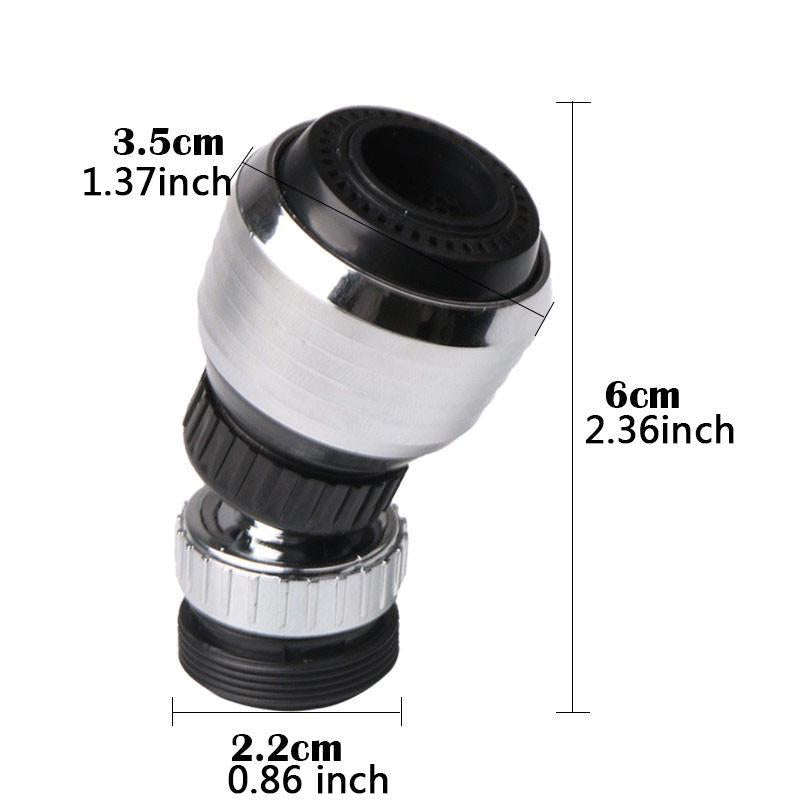 360 Degree Kitchen Faucet Extension Pipe Bathroom Shower Filter