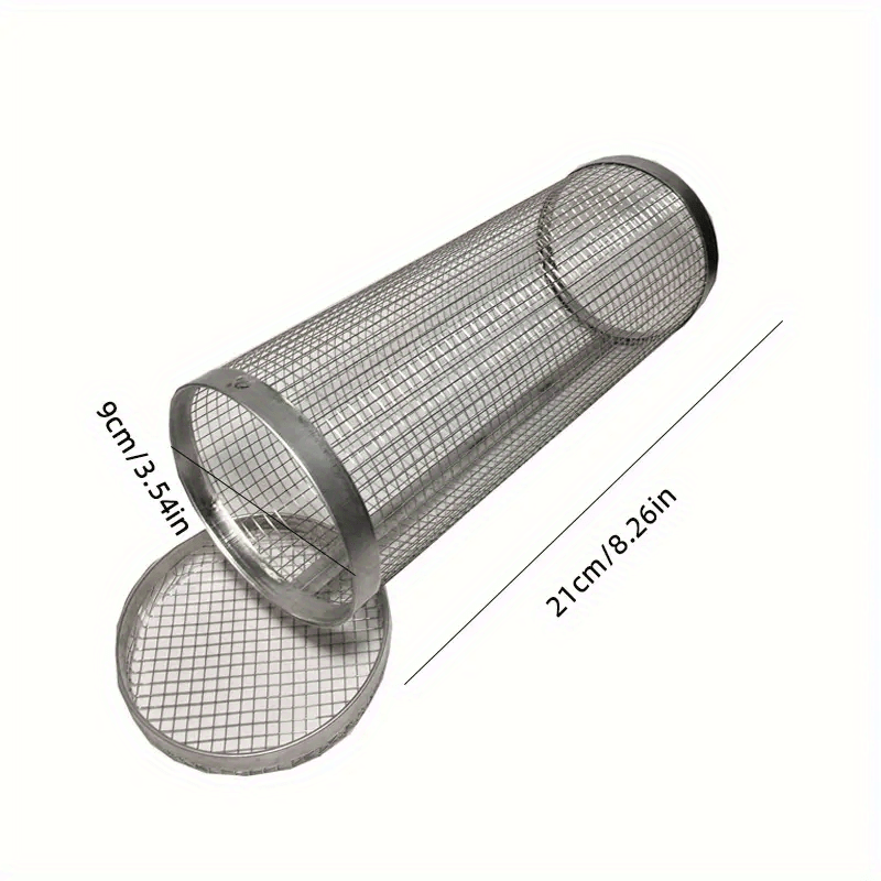 Stainless Steel BBQ Net Tube with Rotating Drum Cage