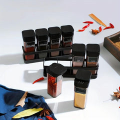 4 Piece BBQ Spice Bottle Set - Outdoor BBQ Storage