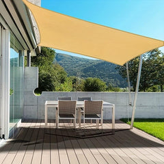 Rectangle Sun Sail Shade 2x4m Breathable Sunscreen Net for Outdoor Activities