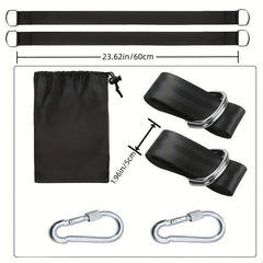 Tree Swing Sling Set with Safety Buckle & Pouch