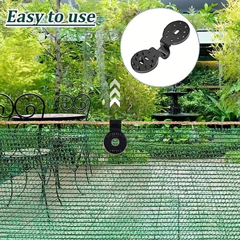 20pcs Sunshade Clips Plastic Grommet Film Shading Net Installation