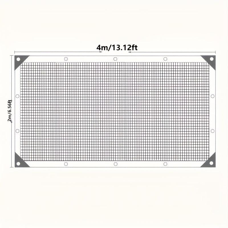 Rectangular Sunshade Breathable 8-Pin 96% Shading Rate