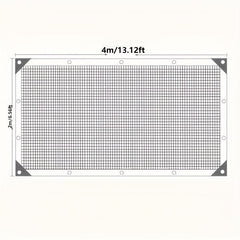 Rectangular Sunshade Breathable 8-Pin 96% Shading Rate
