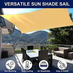 Rectangular Sunshade Breathable 8-Pin 96% Shading Rate