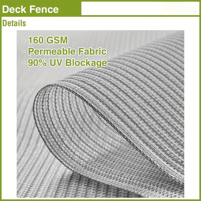 Stylish Balcony Privacy Screen for Deck Pool Fence Railing