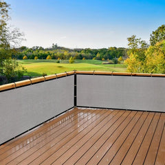 Stylish Balcony Privacy Screen for Deck Pool Fence Railing
