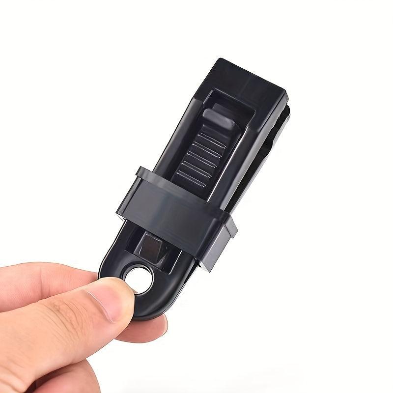 12pcs Awning Clamp Set Tent Snaps Hangers Camping Clips Tent Tighten Lock Grip
