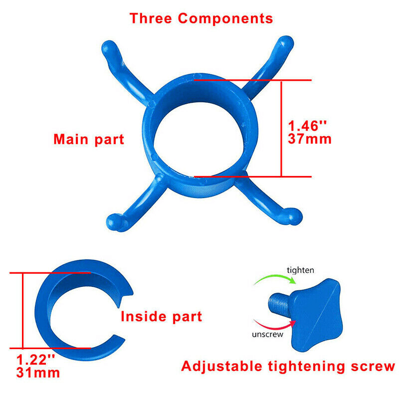 Plastic Beach Umbrella Hook 4 Needle Hanging Hook Towel Camera Sunglasses Bag