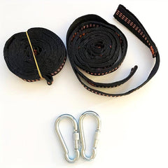 Adjustable Hammock Tree Strap Lightweight with Hook for Camping