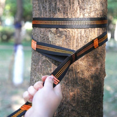 Adjustable Hammock Tree Strap Lightweight with Hook for Camping