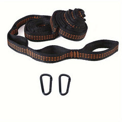 Adjustable Hammock Tree Strap Lightweight with Hook for Camping