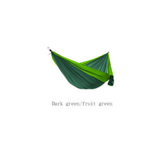 Portable Double Camping Hammock with Tree Straps