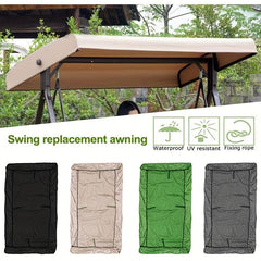 Garden Swing Chair Canopy Cover Waterproof UV Resistant Replacement