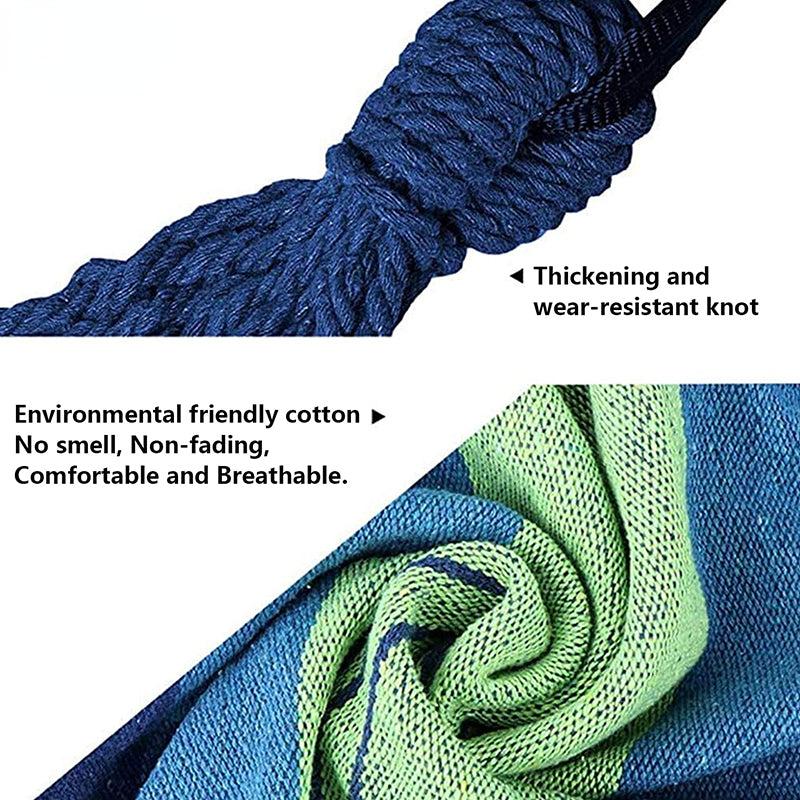 Outdoor Canvas Camping Hammock Upgraded Thickened Hammock 240
