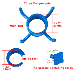 4 Prongs Beach Umbrella Hanging Hook Plastic Umbrella Hook for Towels